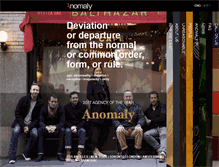 Tablet Screenshot of anomaly.com